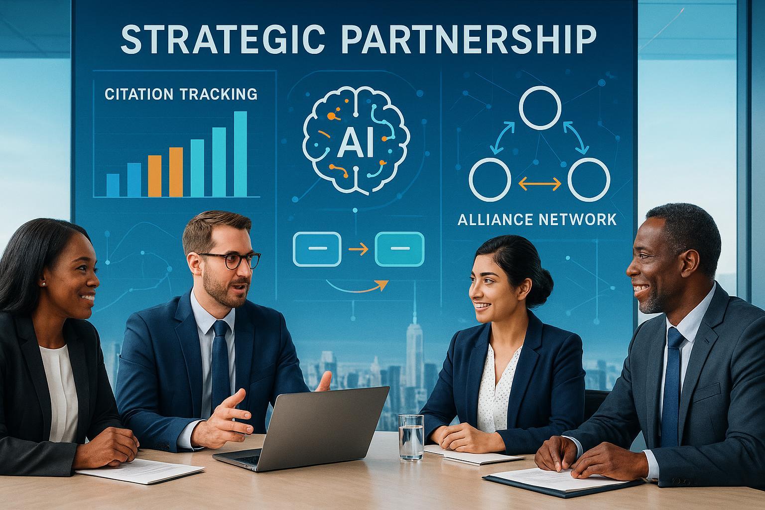 企业与商业引用策略：联盟合作与案例研究