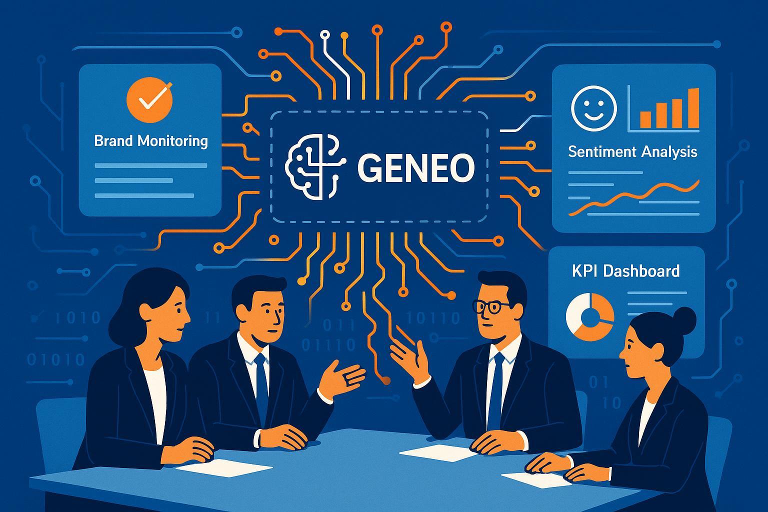 B2B科技企业的采购委员会围绕AI引擎协作，品牌监控与数据分析场景