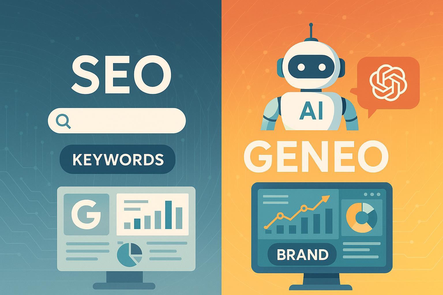 SEO与GEO（Geneo）数字可见性优化对比封面图