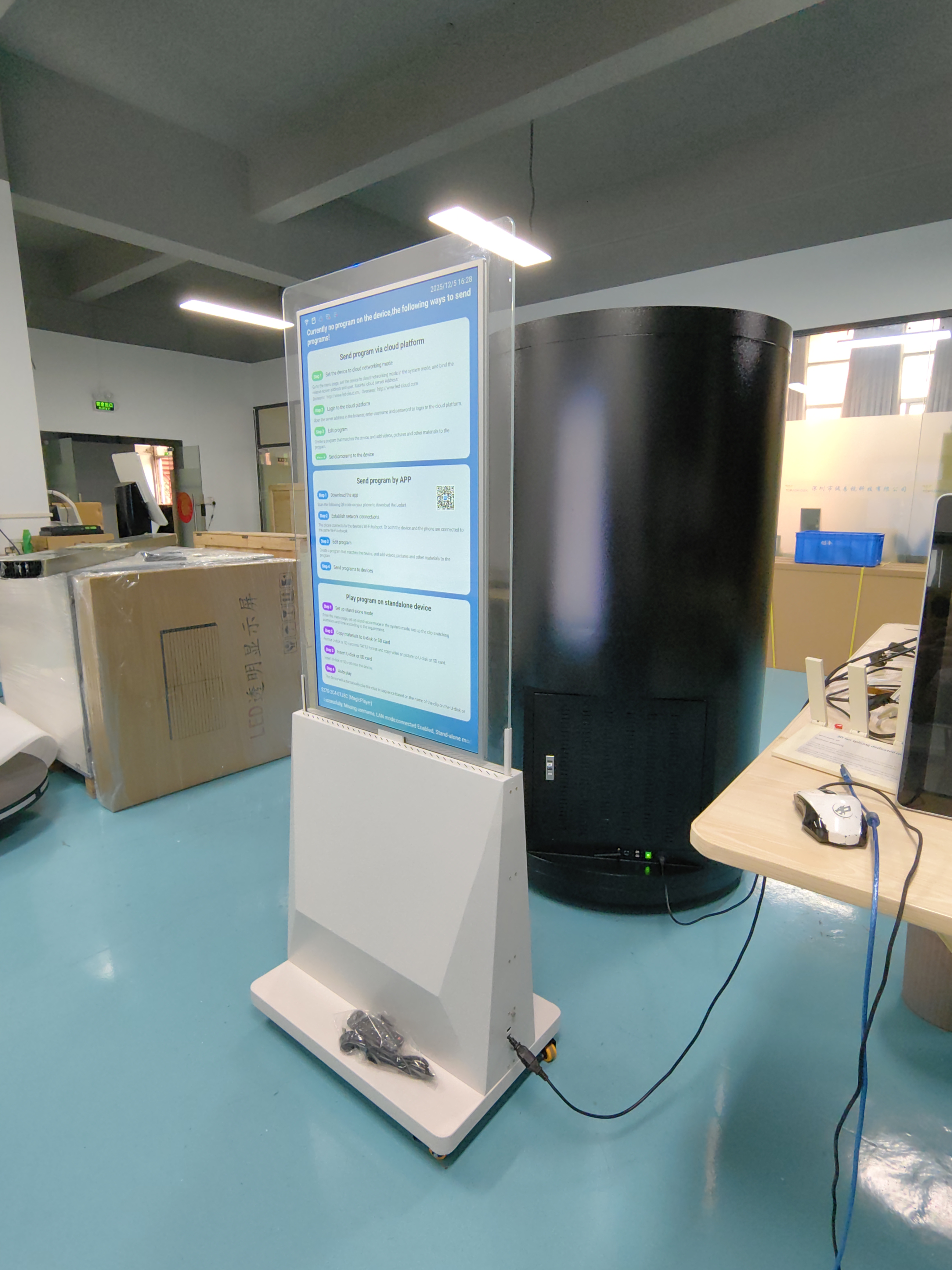 Where to buy indoor and outdoor double sided kiosks and digital totems in the USA