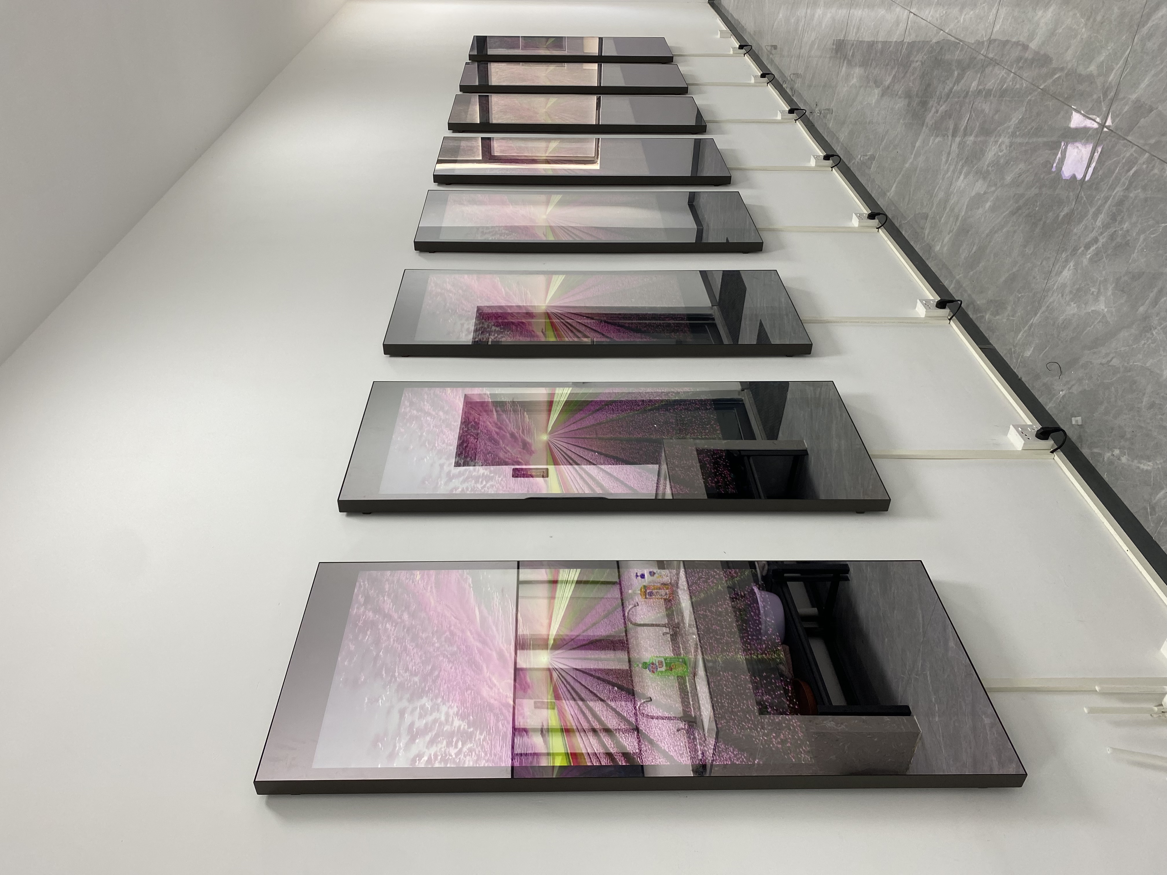 lcd mirror display components