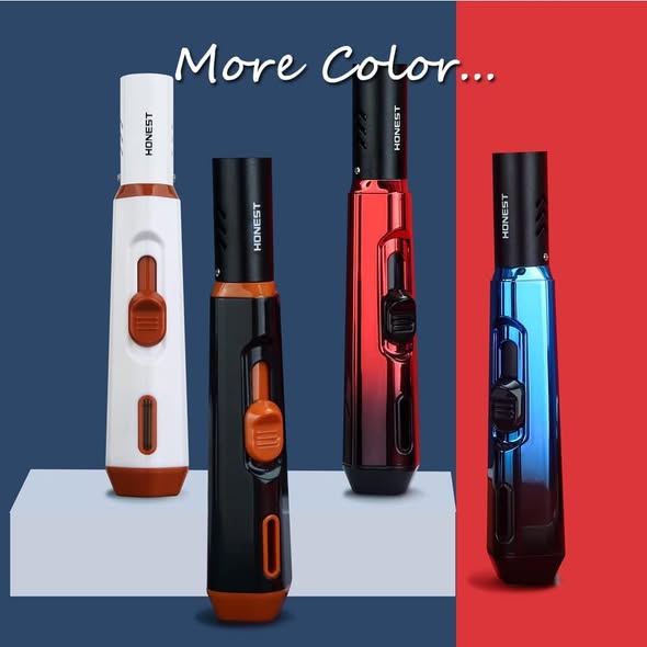 Bar chart comparing ratings, sales, and prices of top butane torch lighters for 2025