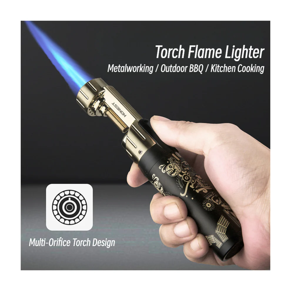 Windproof Flame Torch Lighter Tips for Easy Camping