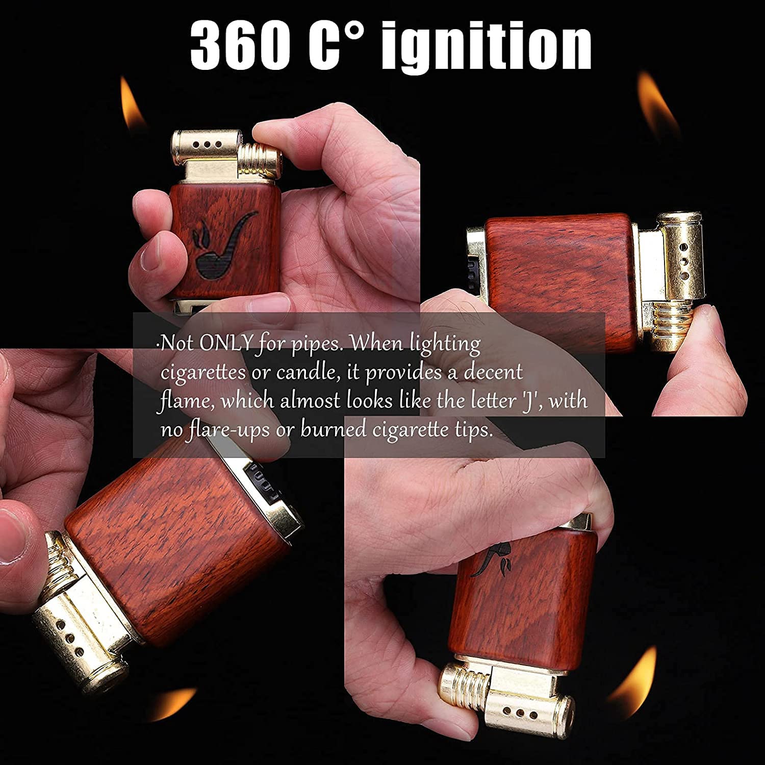 Oblique Flame Lighter Comparison