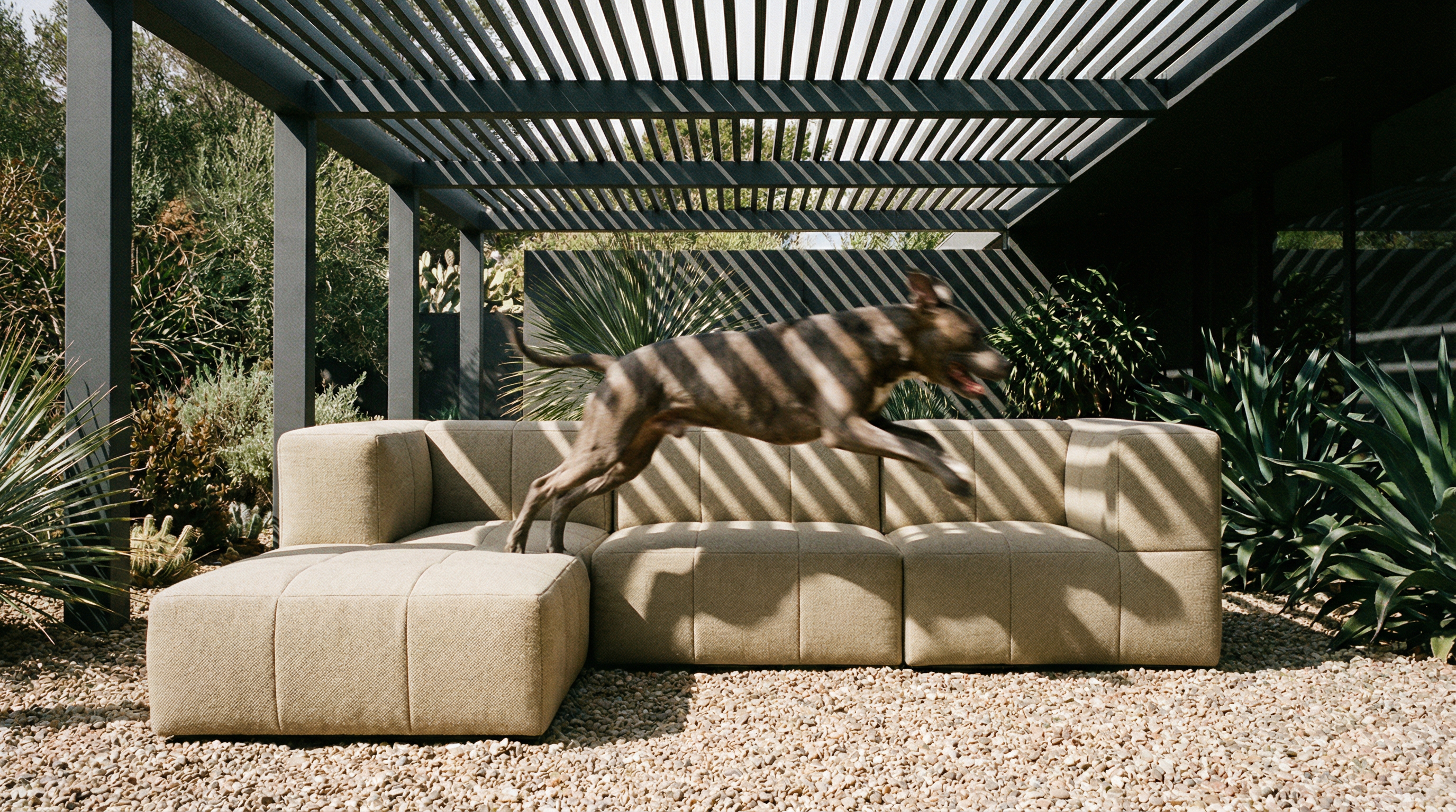 Modulares Garten-Lounge-Set Marshmallow, 2er-Set