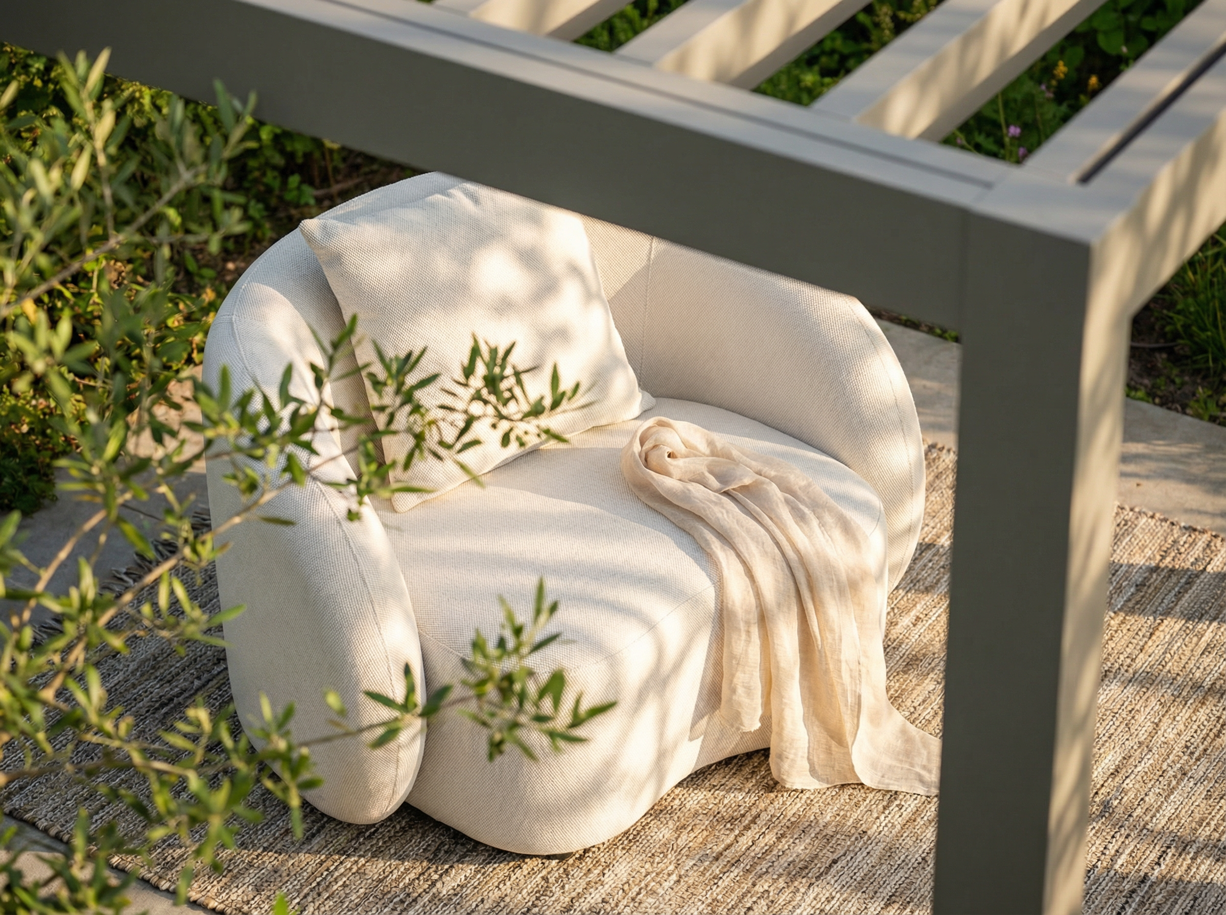 Malaga Garten Ecklounge Set (4-Sitzer)