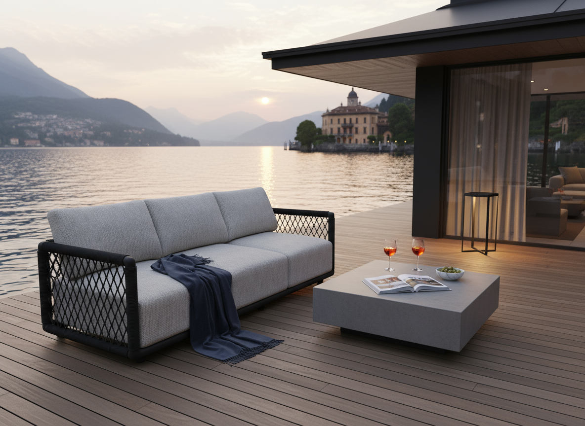 Modulares Garten-Lounge-Set Marshmallow, 3er-Set