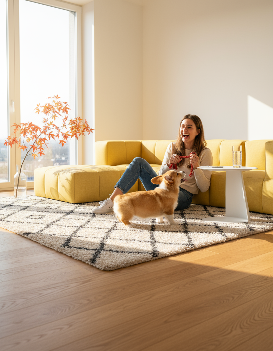 Modulares Garten-Lounge-Set Marshmallow, 5er-Set