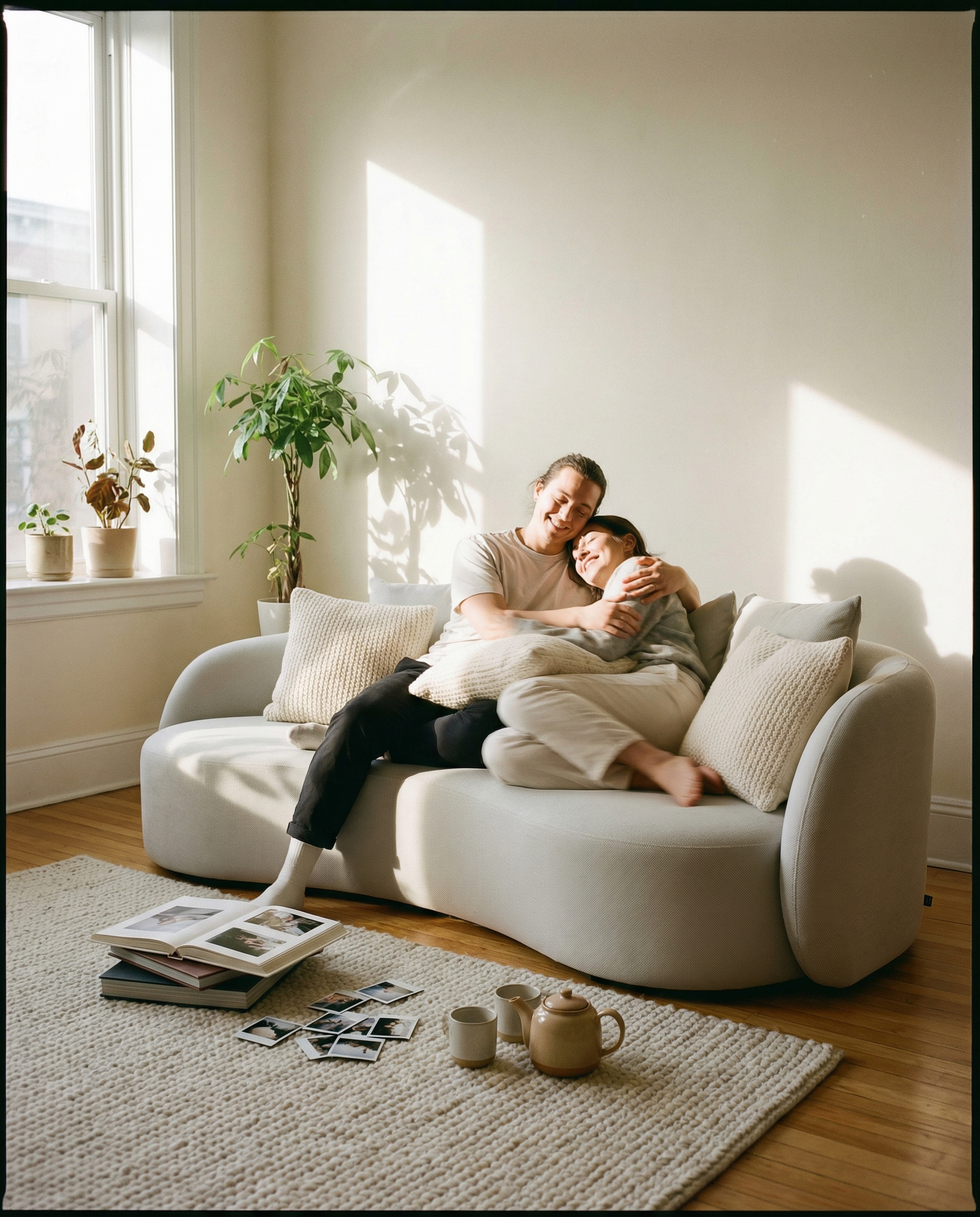 Santorini Garten Loungesofa Set (3-Sitzer)