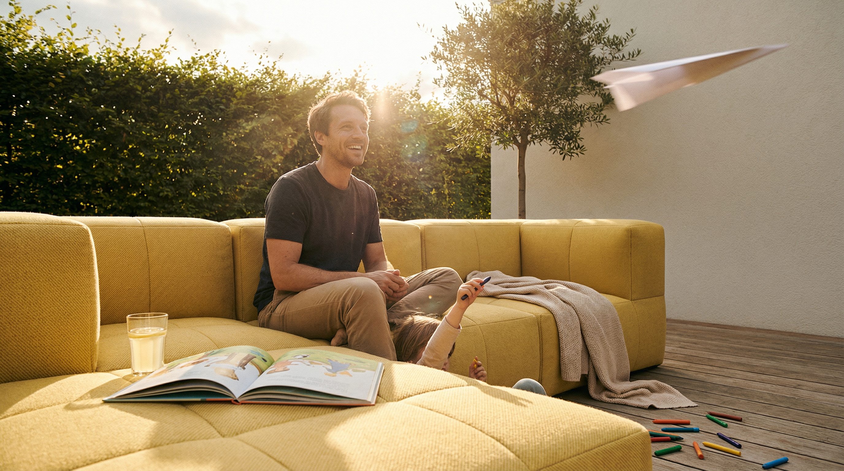 Modulares Garten-Lounge-Set Marshmallow, 2er-Set