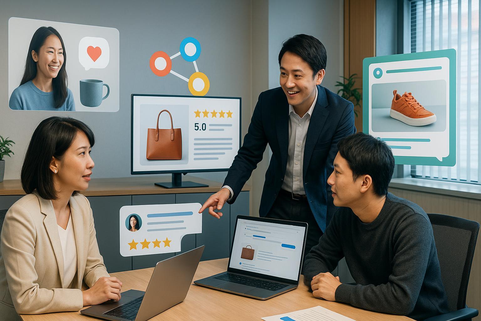 EコマースのUGC活用：日本企業現場イメージ