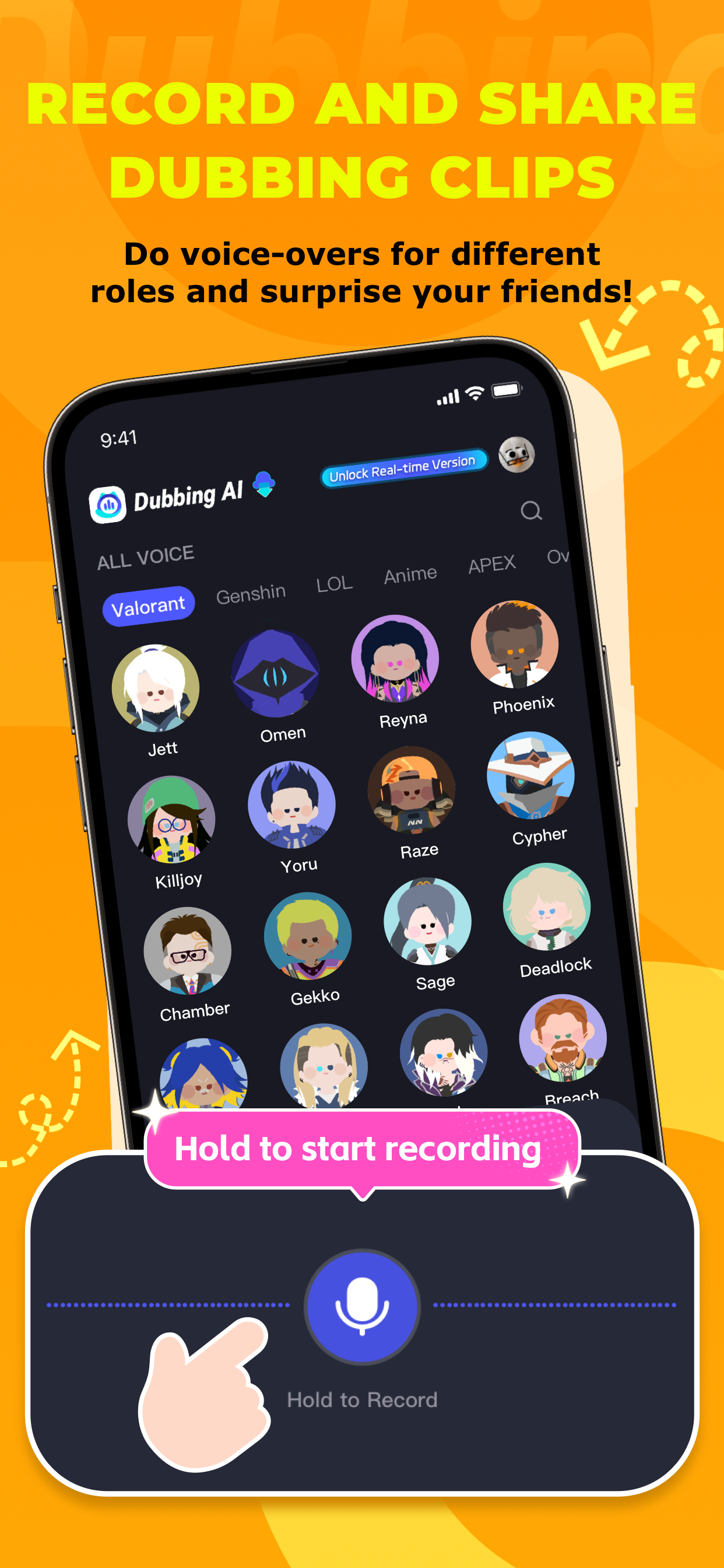 Dubbing Ai interface