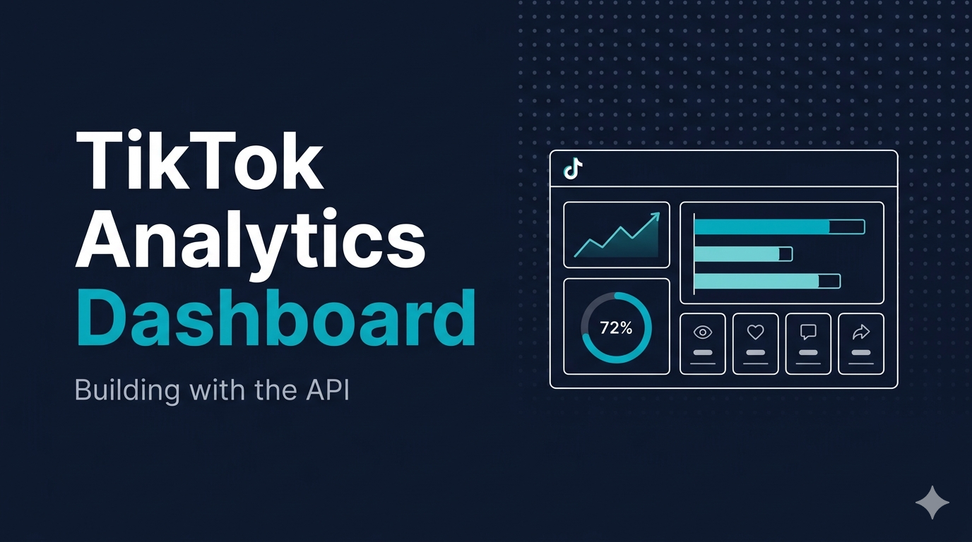 tiktok analytics dashboard api