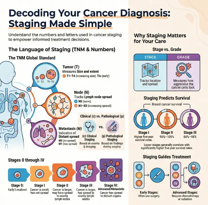 Understanding Cancer Staging Numbers and Letters Made Simple #BanishCancer