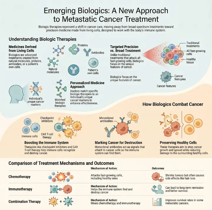 Emerging Biologics A New Hope for Metastatic Cancers Explained Simply
