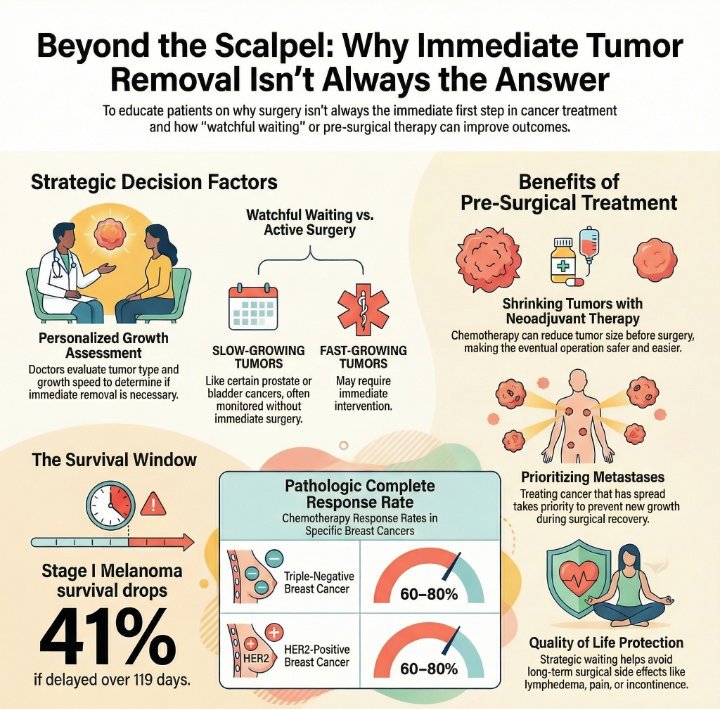 Why Immediate Tumor Removal Is Not Always the Best Choice
