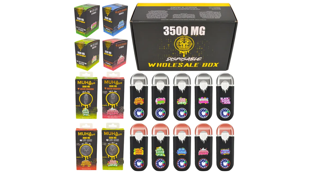 Muha Meds 3500mg Disposable: Live Resin Options & Bulk Buying Tips
