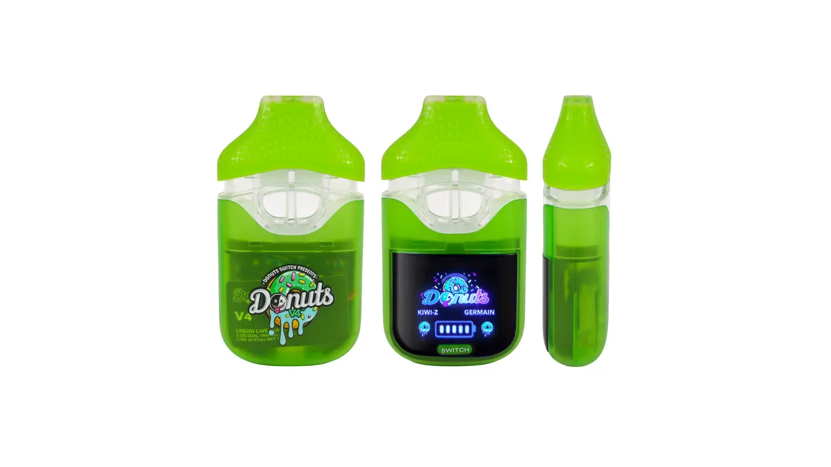 Next-Gen Upgrade! Donuts V4 Dual Chamber Two-Flavor Disposable Vape
