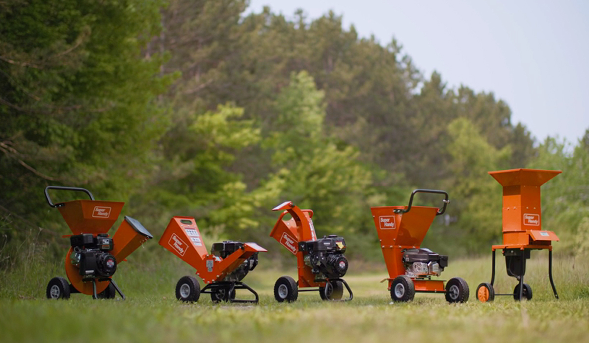 wood chipper gas powered selection