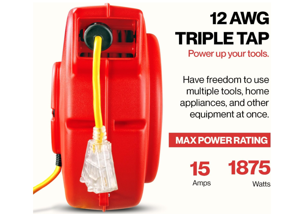 Key Features of the Reelworks Extension Cable Reel