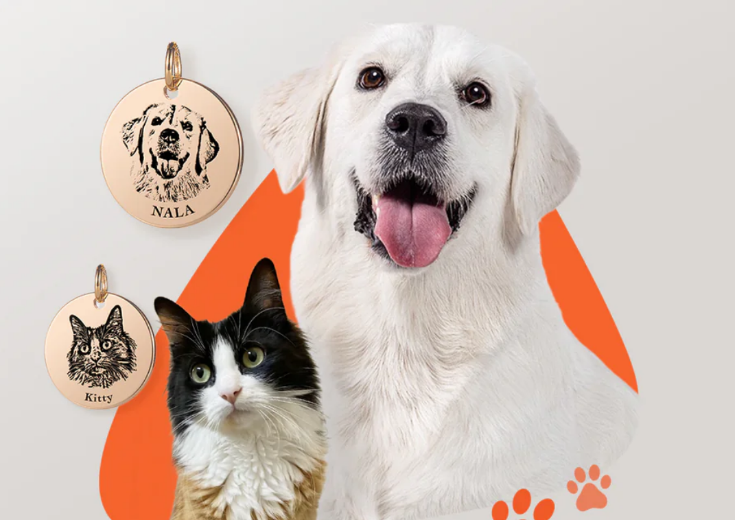 Pet Face Keychain Deep Engraving Gifts Trending This Christmas