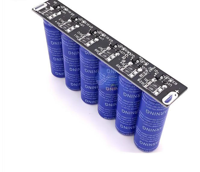 How does a capacitor differ from a battery?