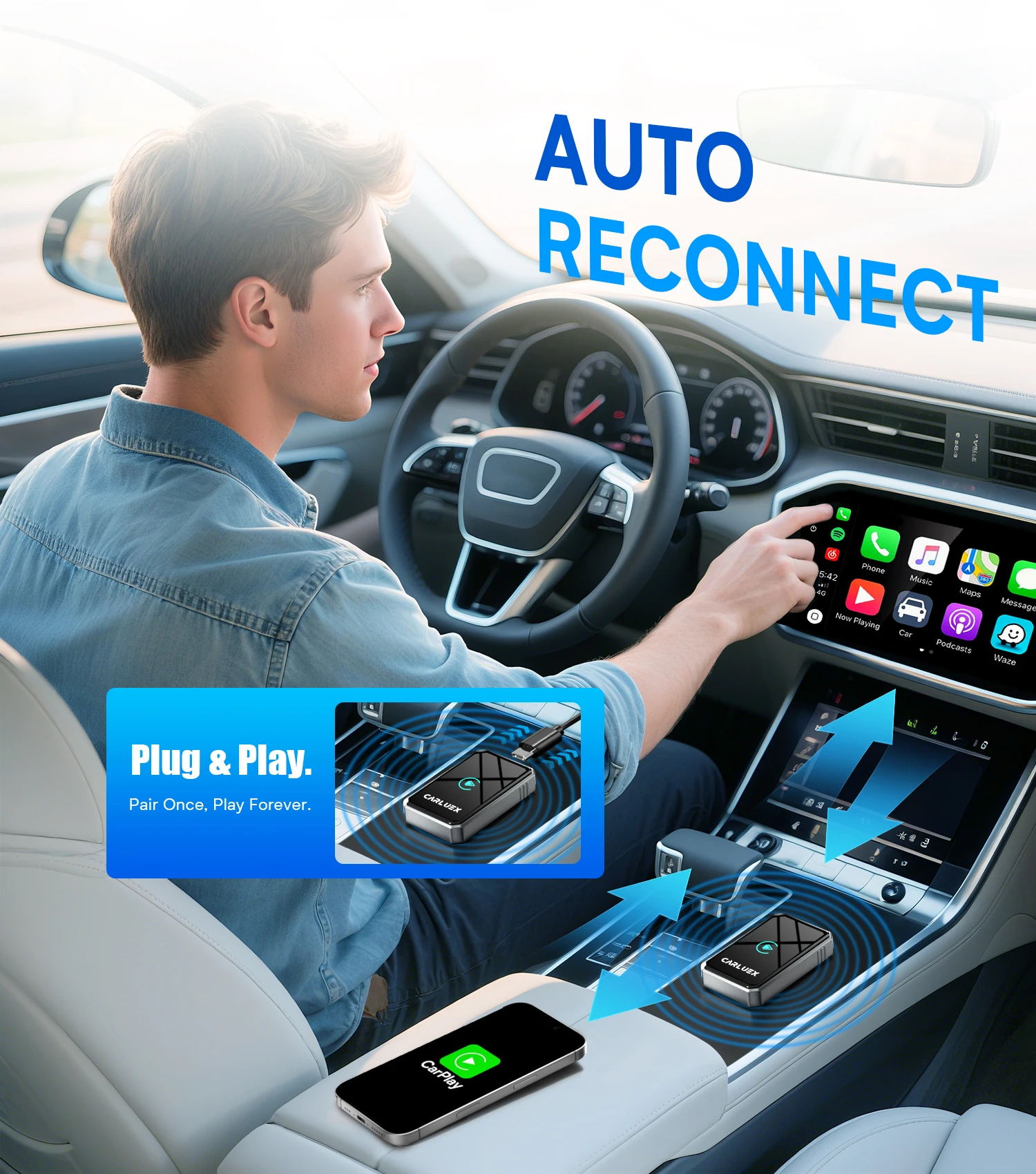 Toyota Camry Wireless CarPlay Adapter Guide for Seamless Voice Control
