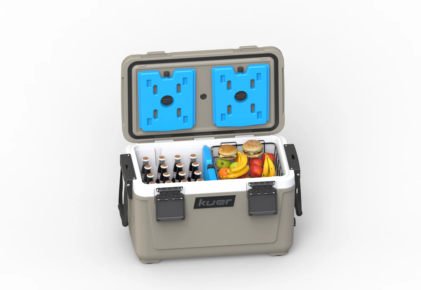 How long will ice last in a hard cooler?