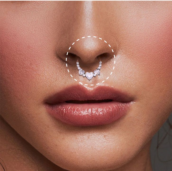 Bijoux pour piercing du septum