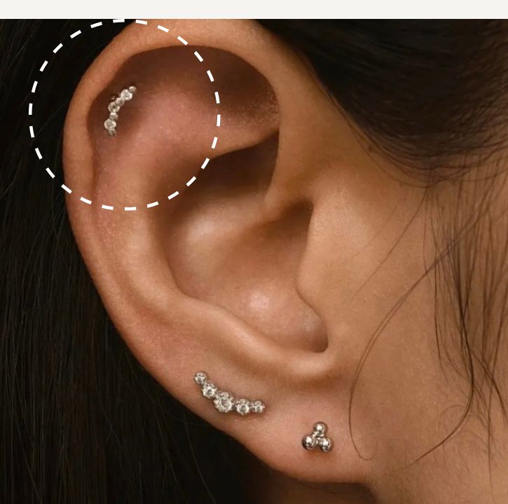 Bijoux pour piercing Helix : le choix initial