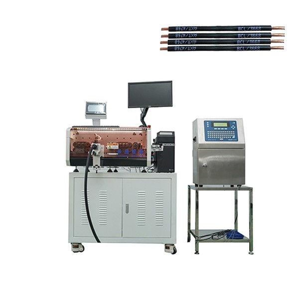 wire cutting stripping machine