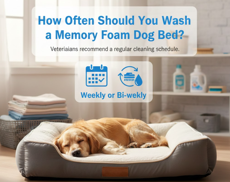 How Often Should You Wash a Memory Foam Dog Bed?