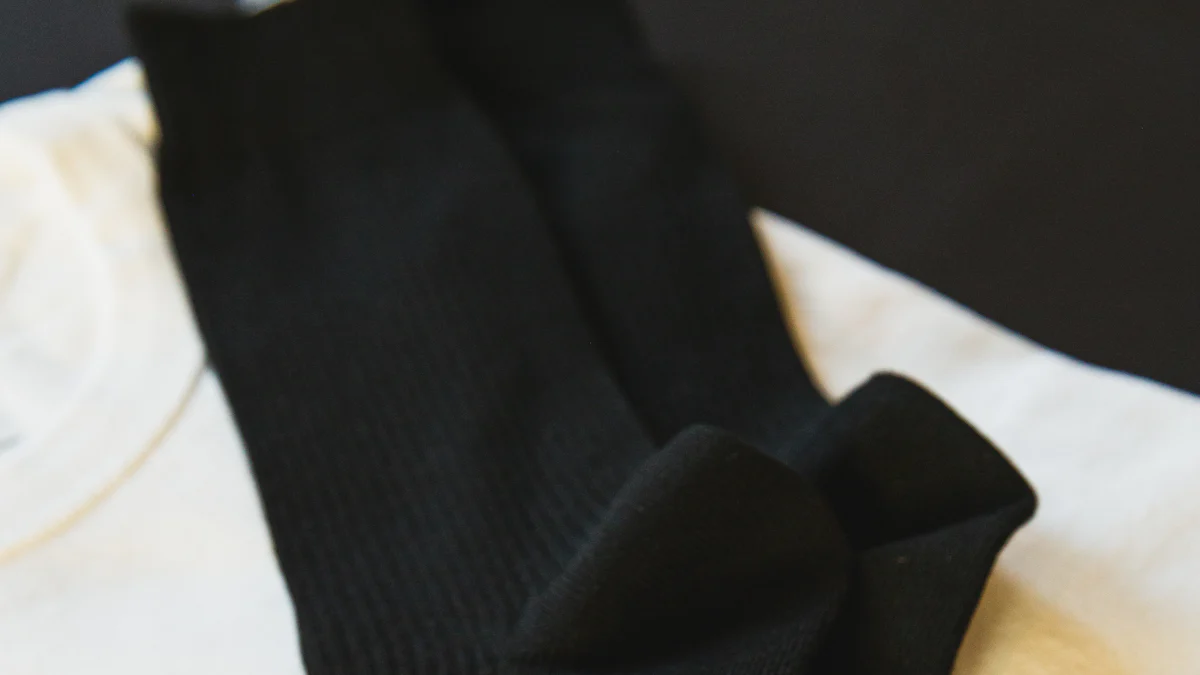 Pairing Women's Black Cotton Socks with Outfits