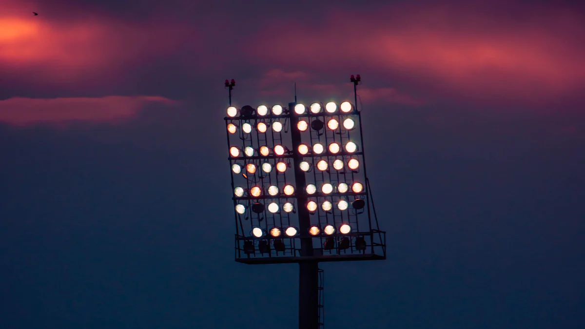 how to connect flood light