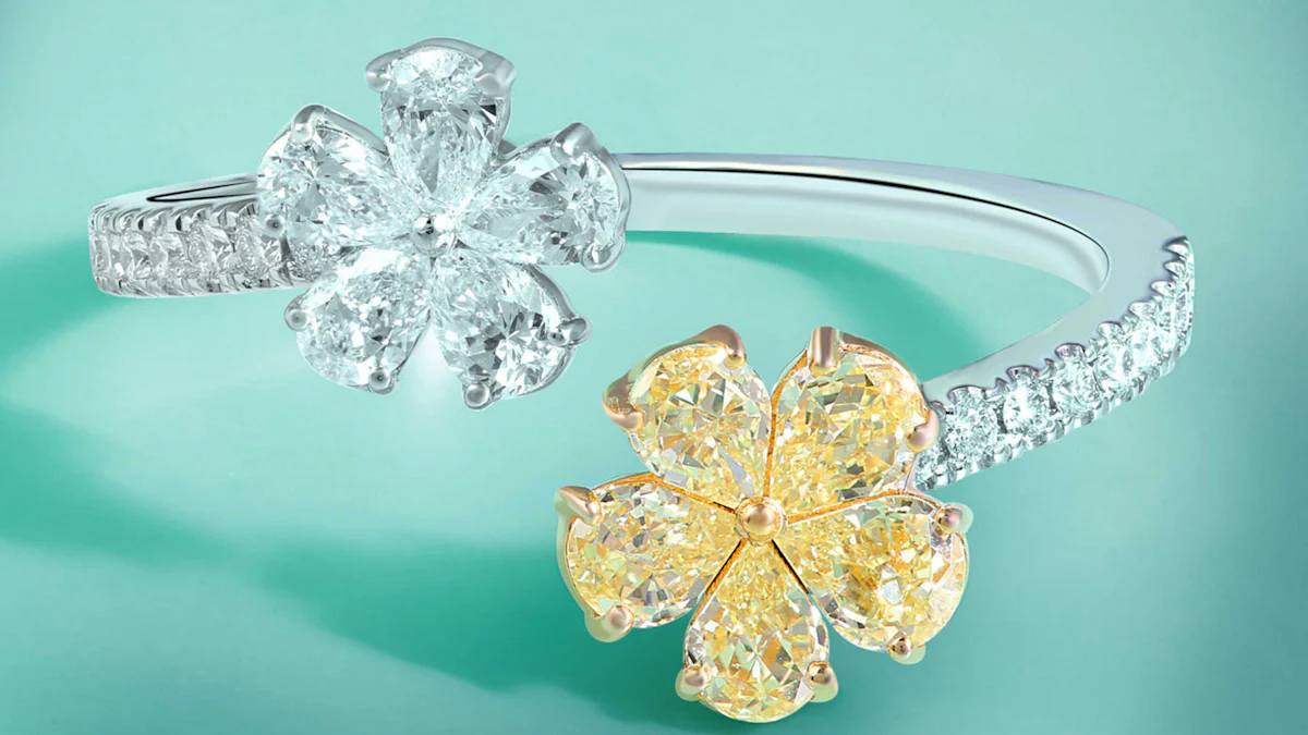 Floral-Inspired Diamond Jewelry