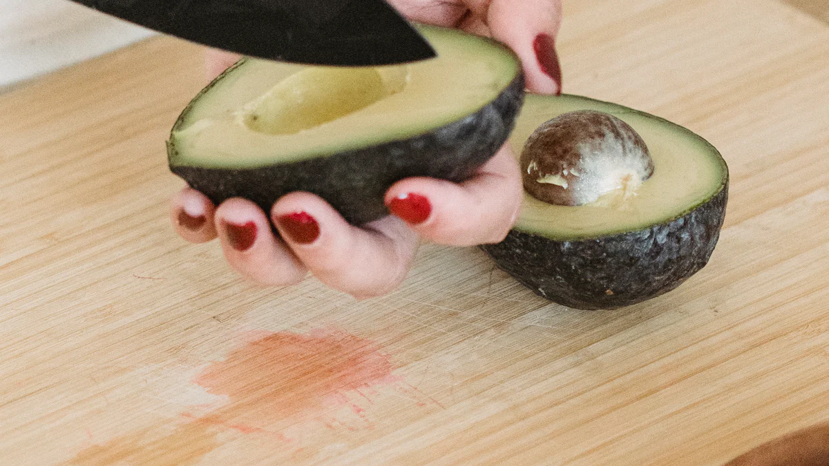 Het bereiden van de avocado