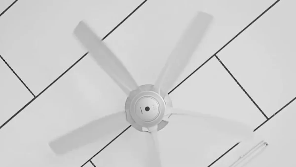 Fonctionnement d'un ventilateur de plafond