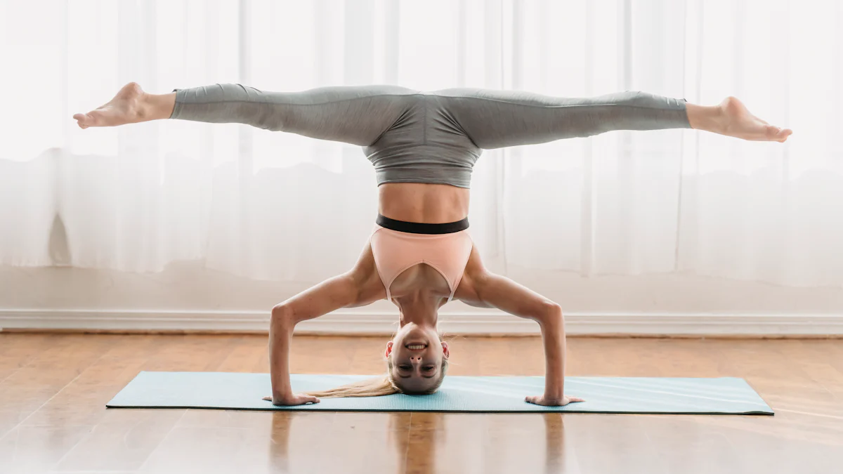 Vorbereitung auf Yoga der Skorpion