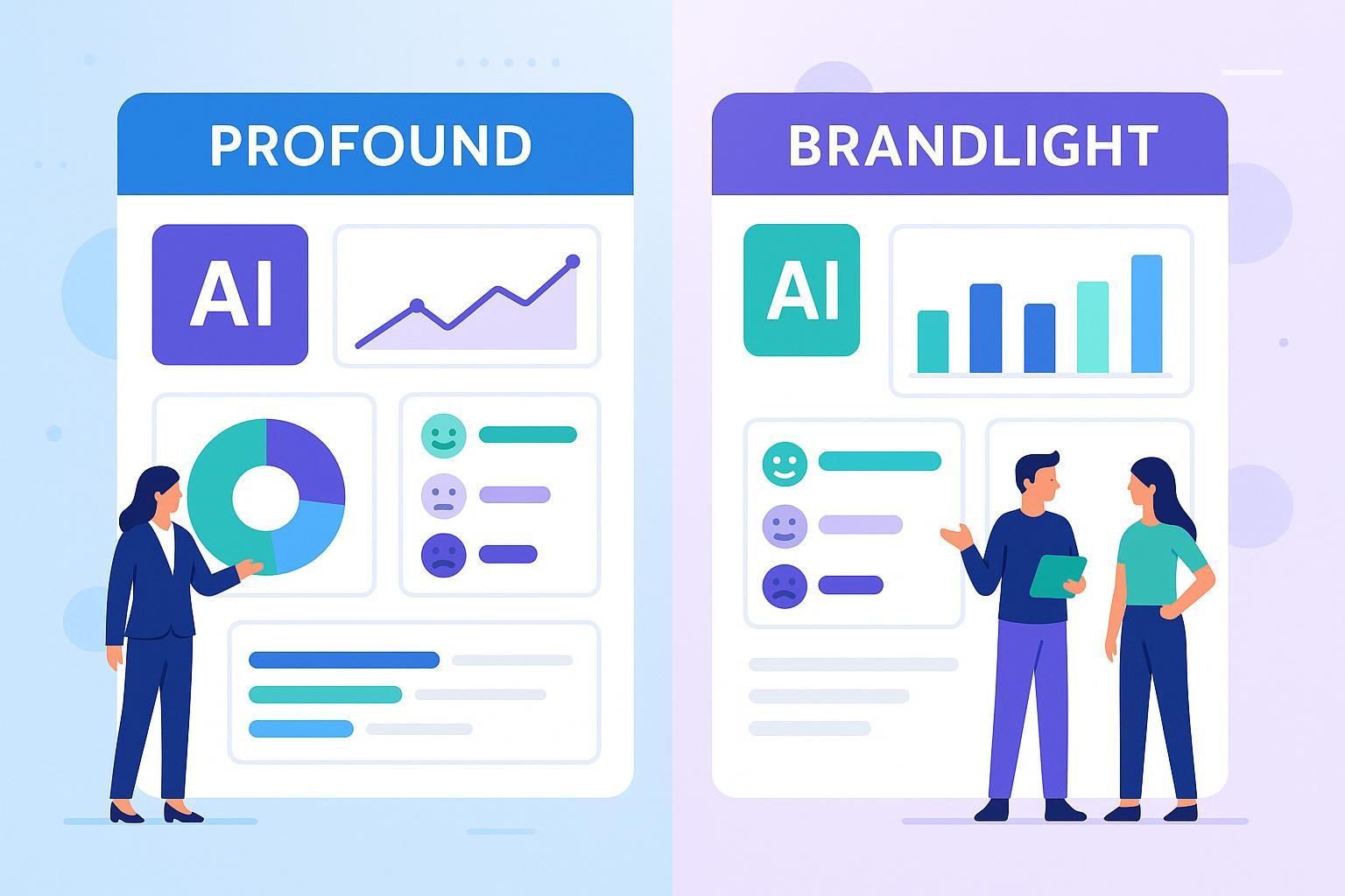 Profound vs Brandlight AI Brand Monitoring Tools Comparison