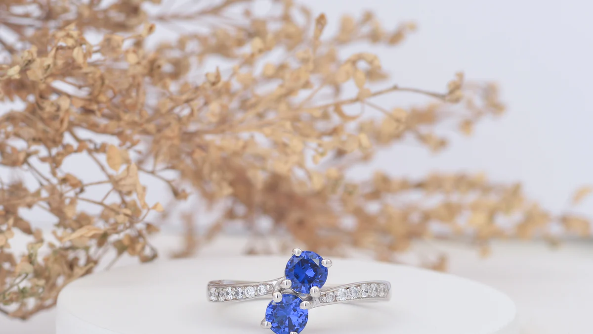 Color and Appearance of Sapphire and Diamond Eternity Bands