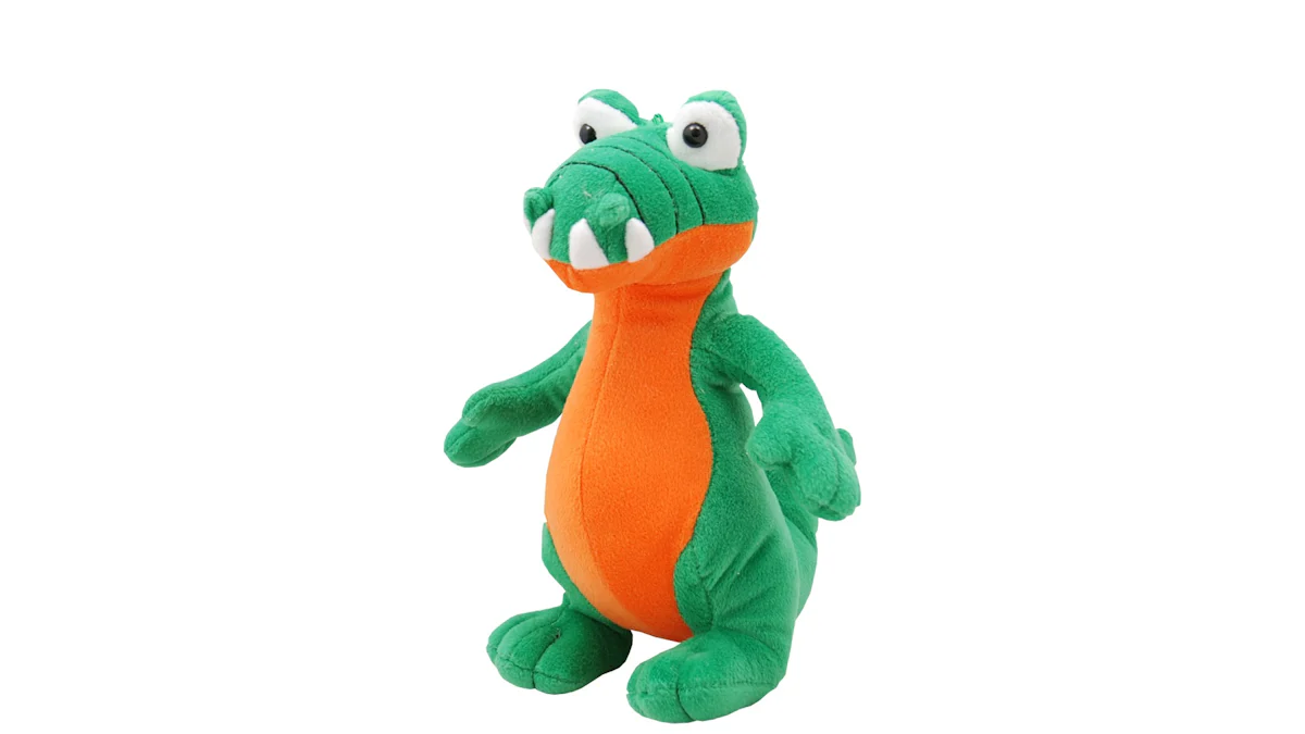 Kuyesa Chidole cha Squeaky Dinosaur Dog