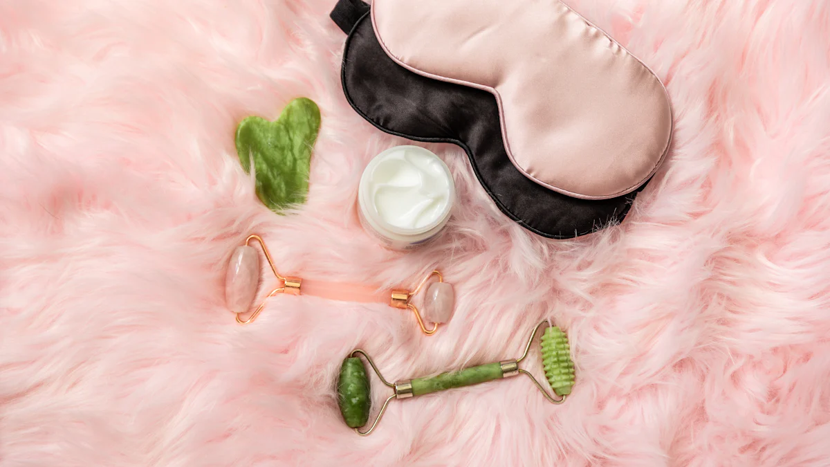 Faiga Tulaga ole Blush Silk Eye Mask