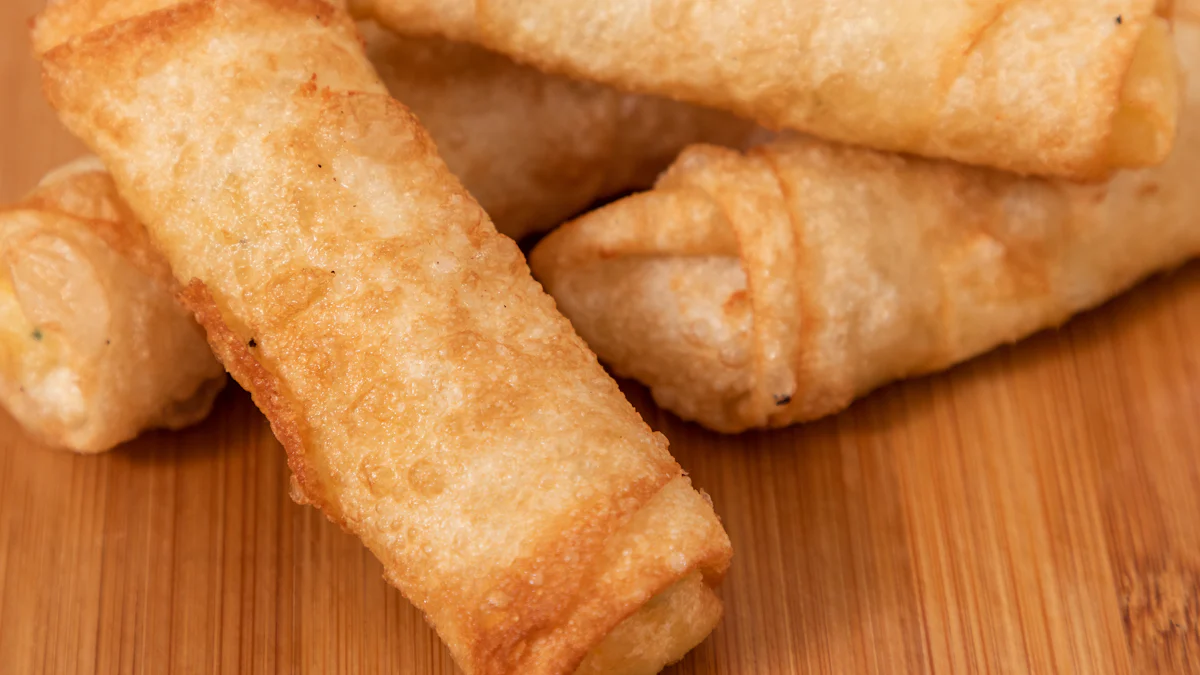 Cooking Tai Pei Egg Rolls