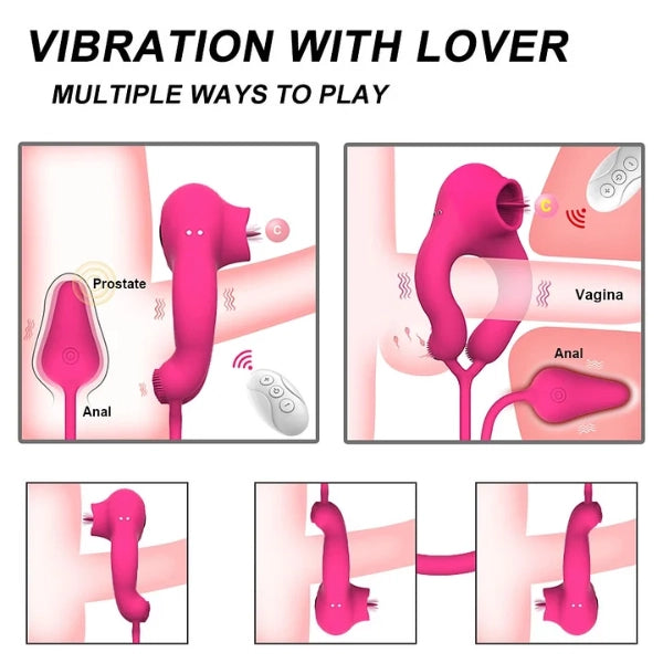 Combining the Vibrating Clit Stimulator and Cock Sleeve Ring