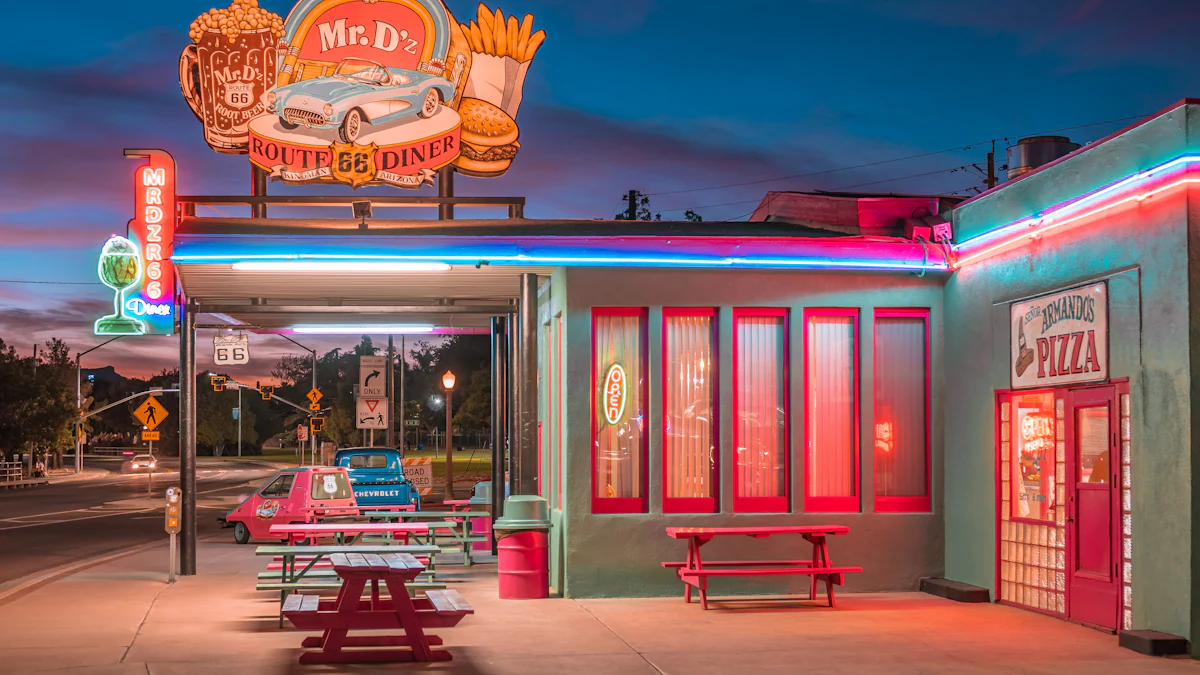 How to Personalize Your Man Cave with Vintage Route 66 Neon Signs