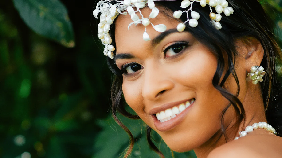 Floral-Inspired Diamond Wedding Jewelry