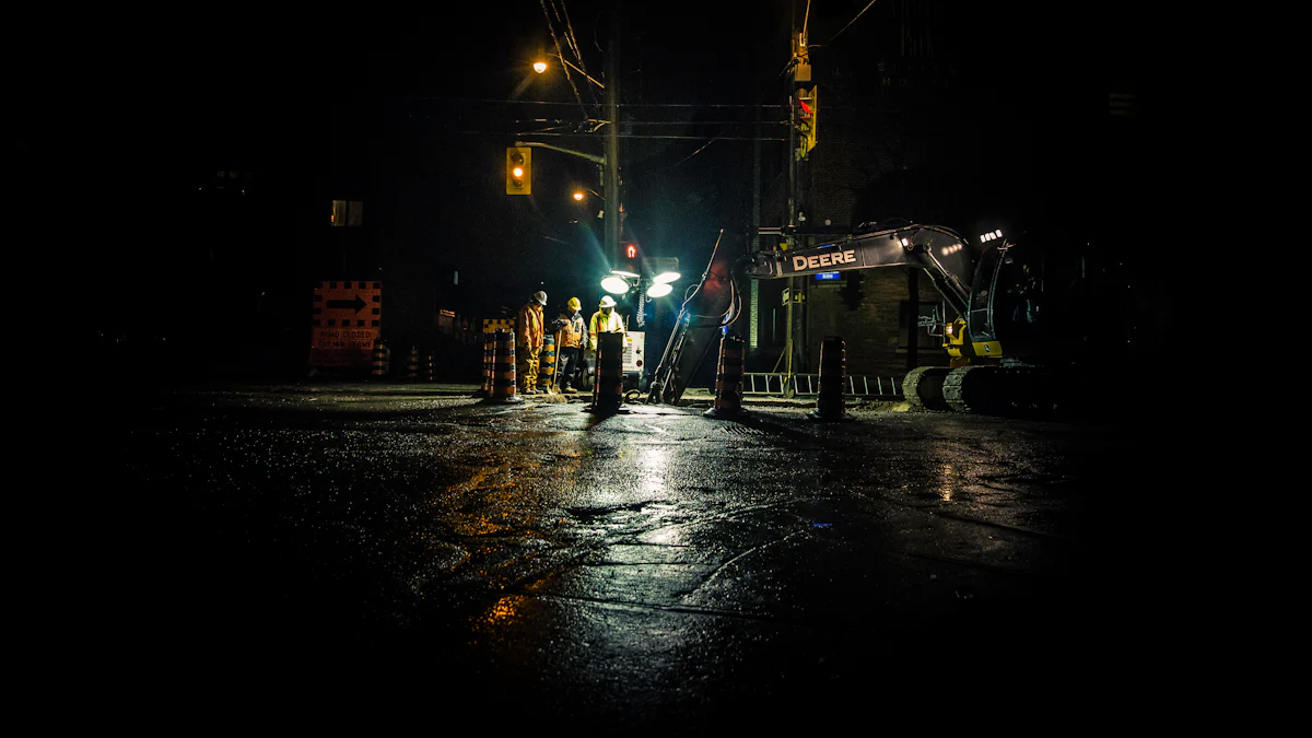 Inyungu zo Gukoresha LED Tripod Amatara Yakazi mubwubatsi