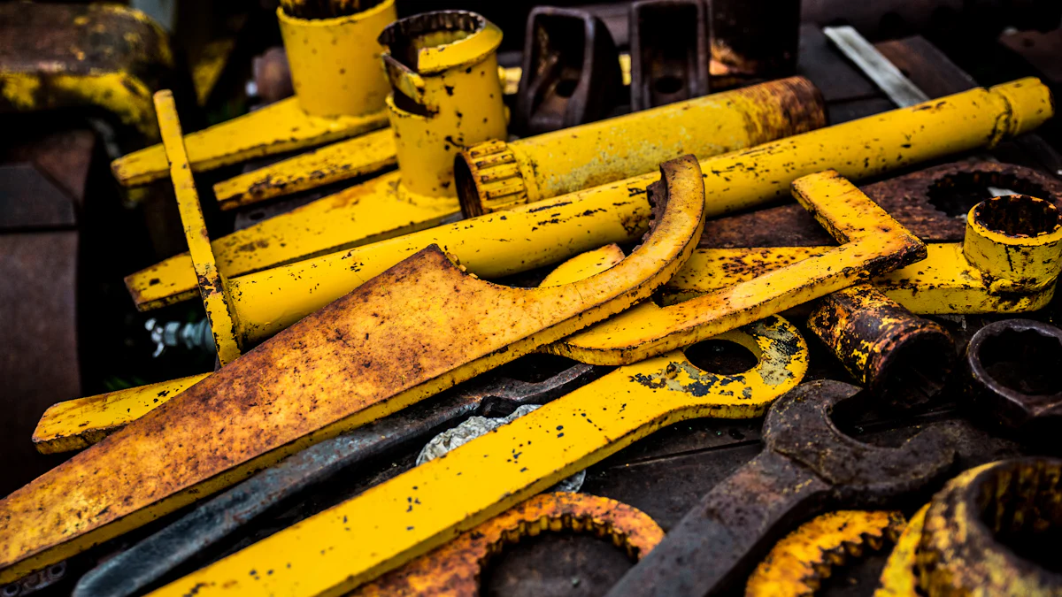 Different Models of Dirty Hand Tools Snow Blowers
