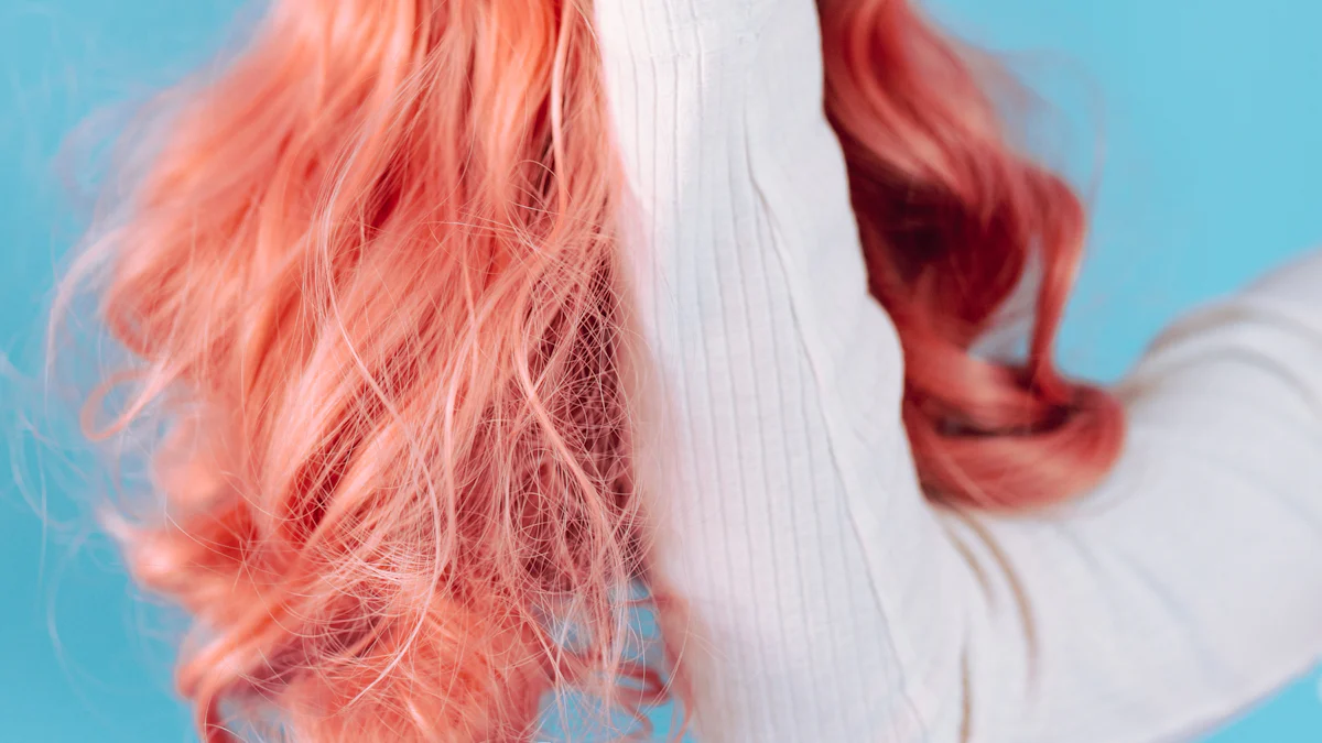 Detailed Review of the Long Pink Wig with Bangs