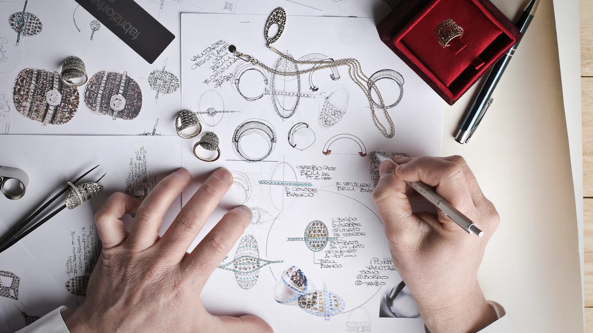 The Allure Unveiled: From Sketch to Sparkle in Diamond Jewelry Design